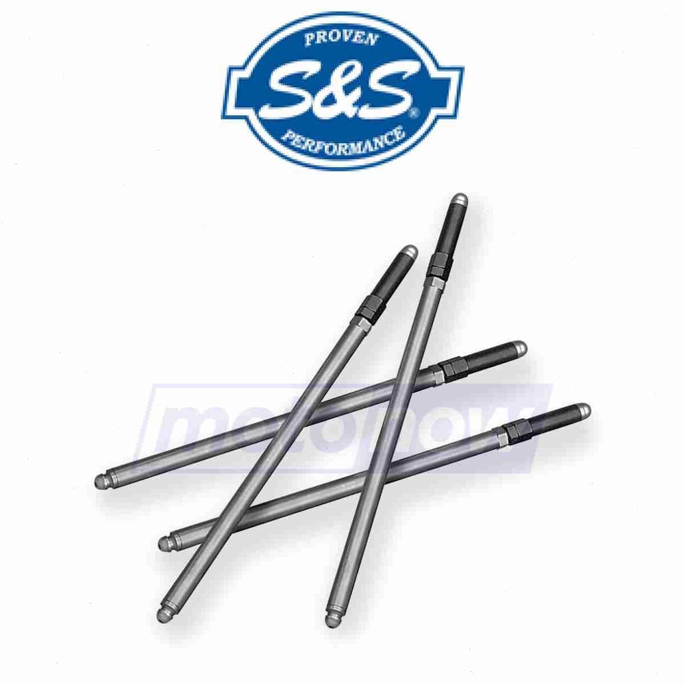 S&S Cycle 93-5033 Adjustable Pushrods for Engine Valve Train Pushrods yb