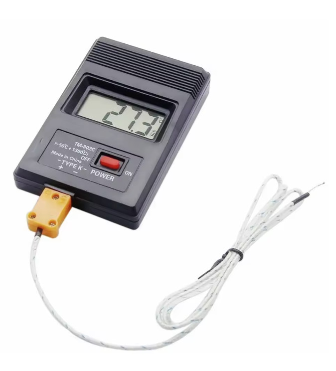 TM-902C Black K Type Digital LCD Temperature Detector Thermometer