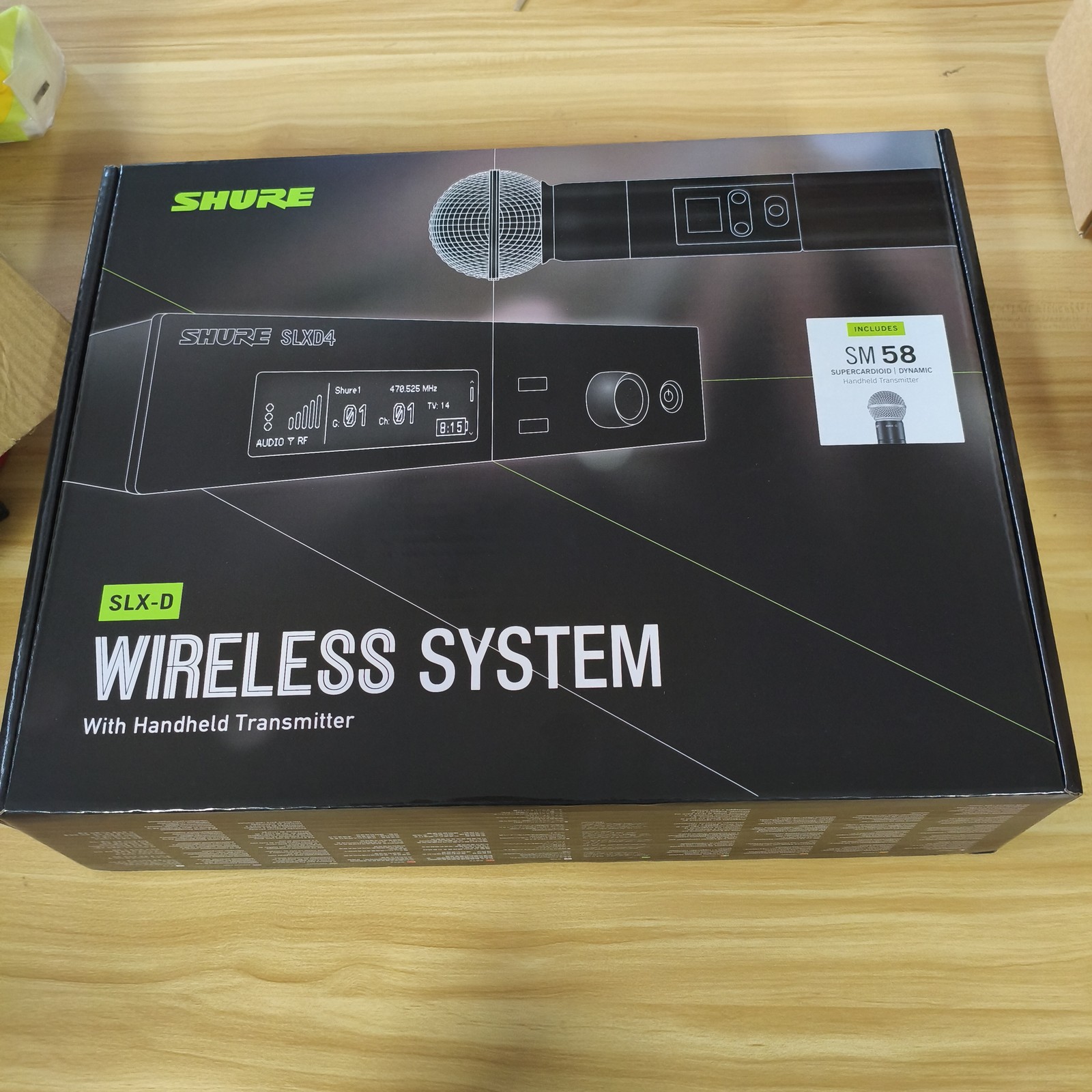SLXD24D/SM58 Digital Wireless Microphone System with SM58 Capsules Shure