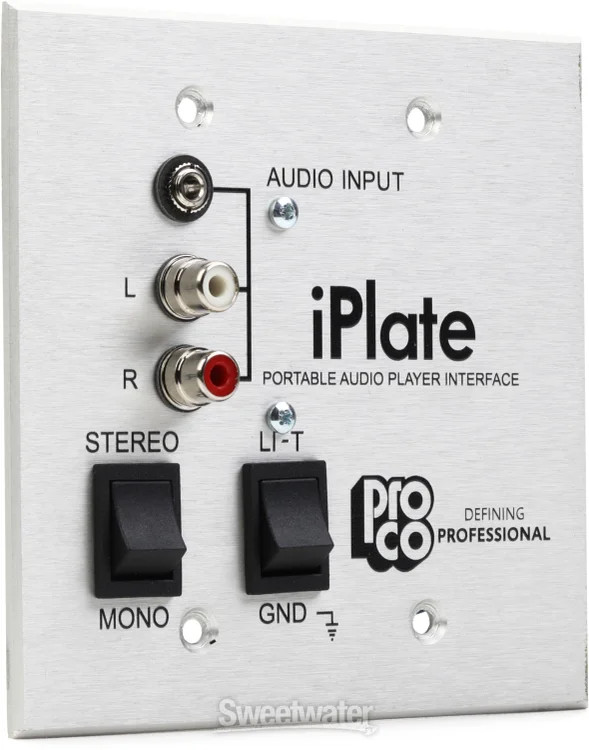 Pro Co iPlate Portable Audio Player Interface