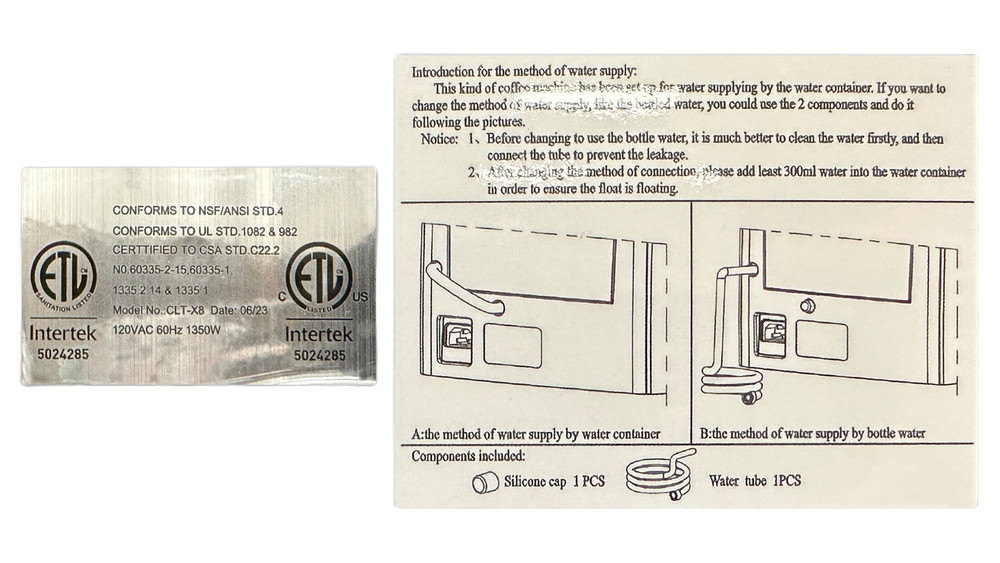 NSF Commercial Automatic Espresso Coffee Machine 10 Cup W/ Touch Screen