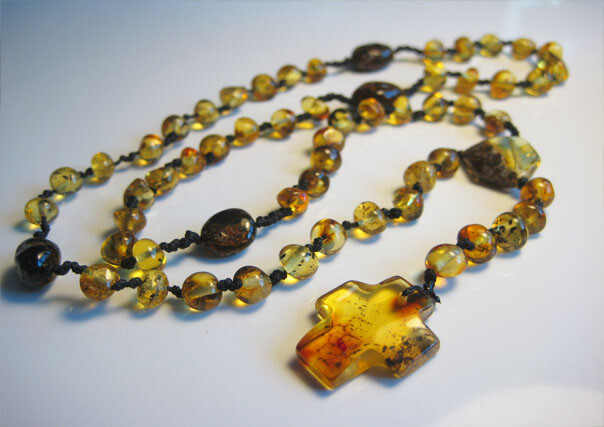 Genuine Amber prayers Catholic Rosaries Baltic amber !!!