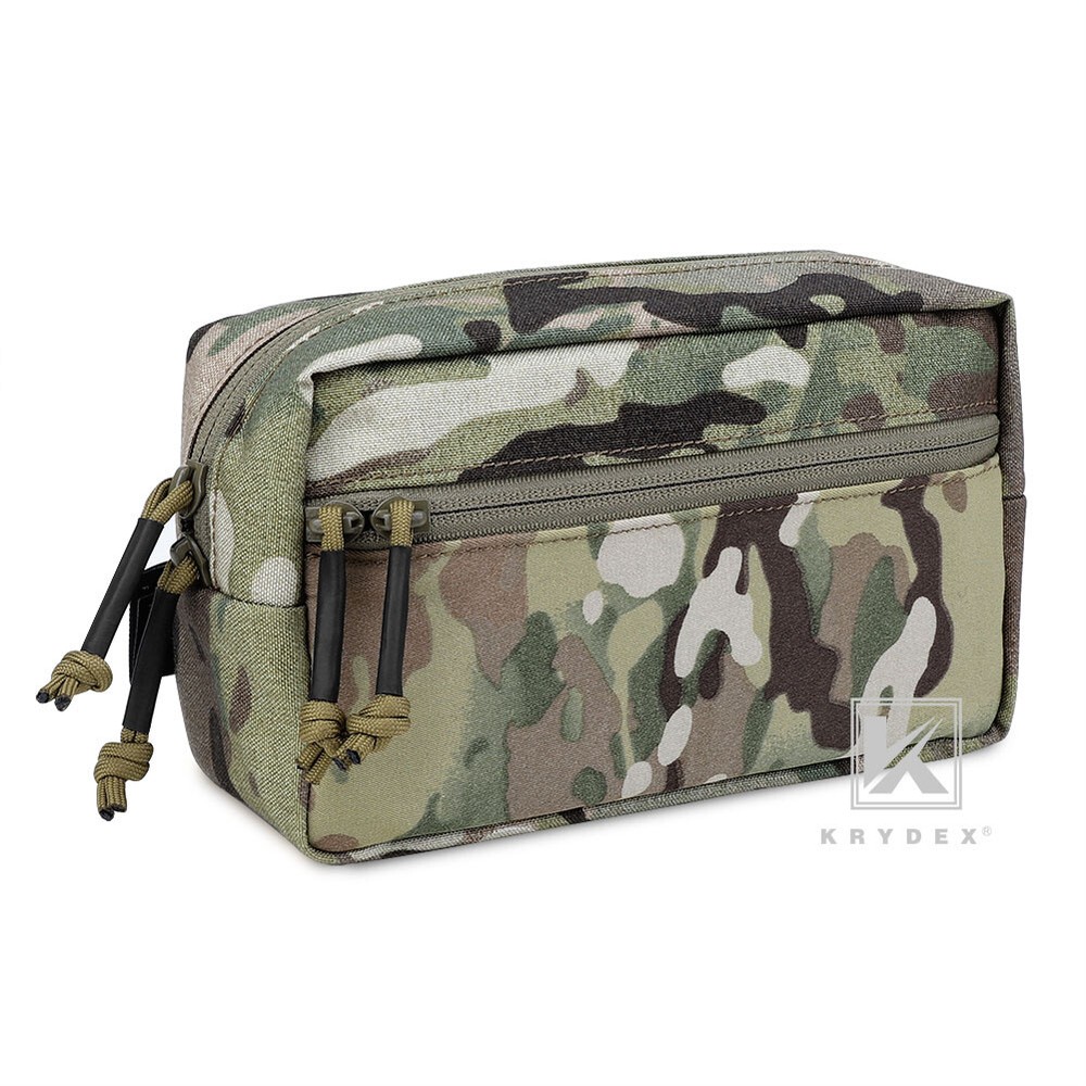 KRYDEX Tactical Drop Dump Pouch SACK Chassis Pack Hook & Loop For Chest Rig Vest