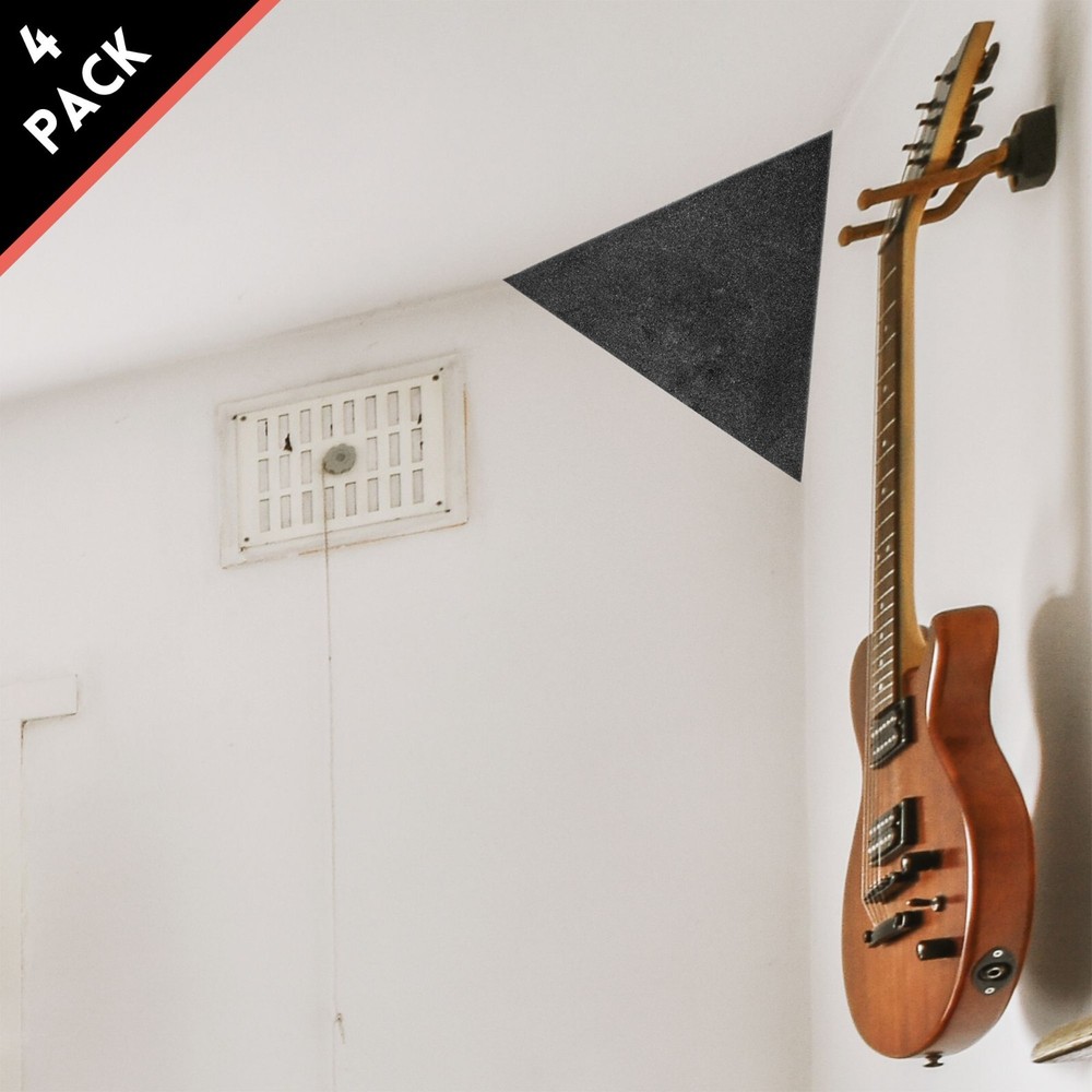 Foroomaco Triangular Pyramid Bass Traps - 4 Pack for Ceiling Corners