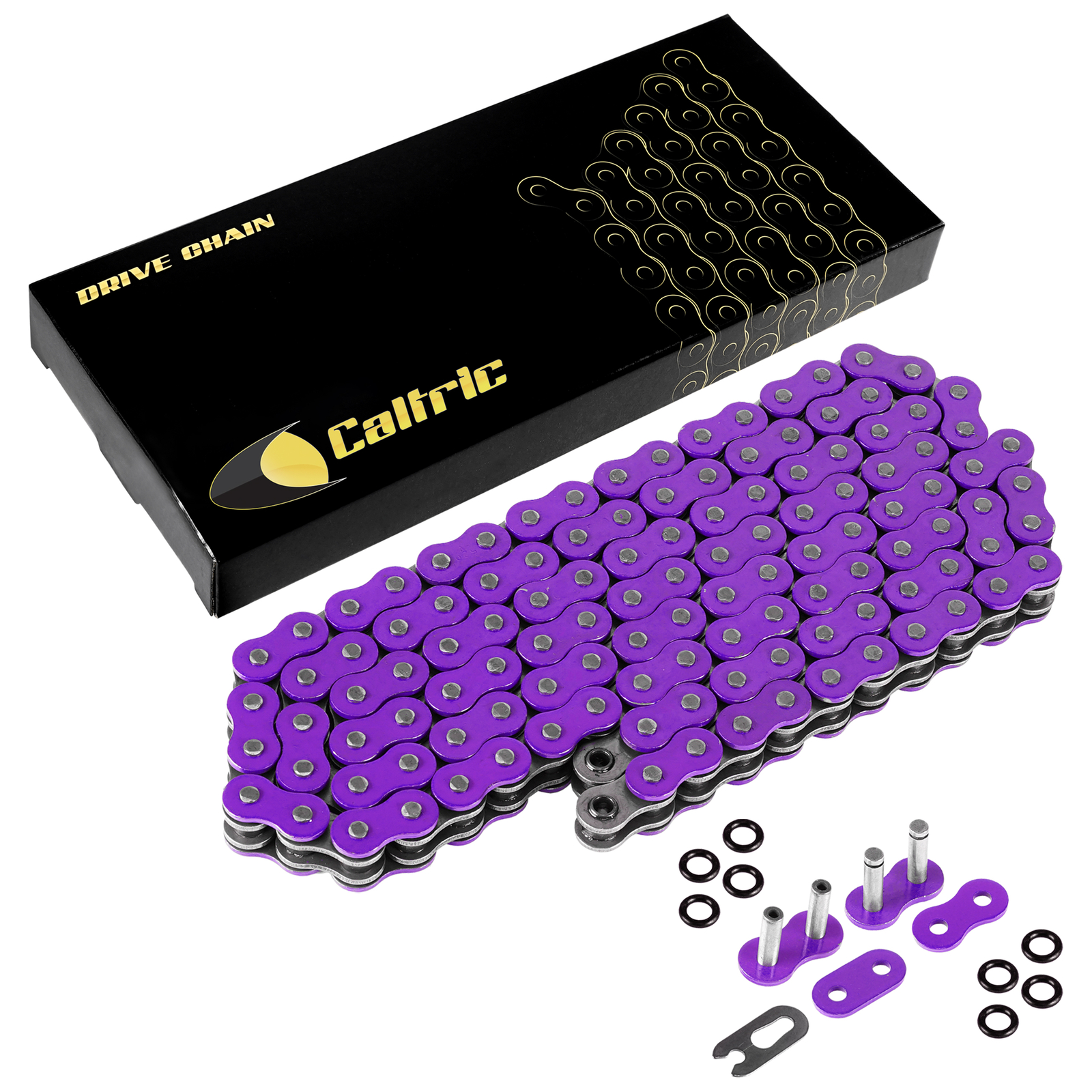 520 X 120 Links Motorcycle Atv Purple O-Ring Drive Chain 520-Pitch 120-Links