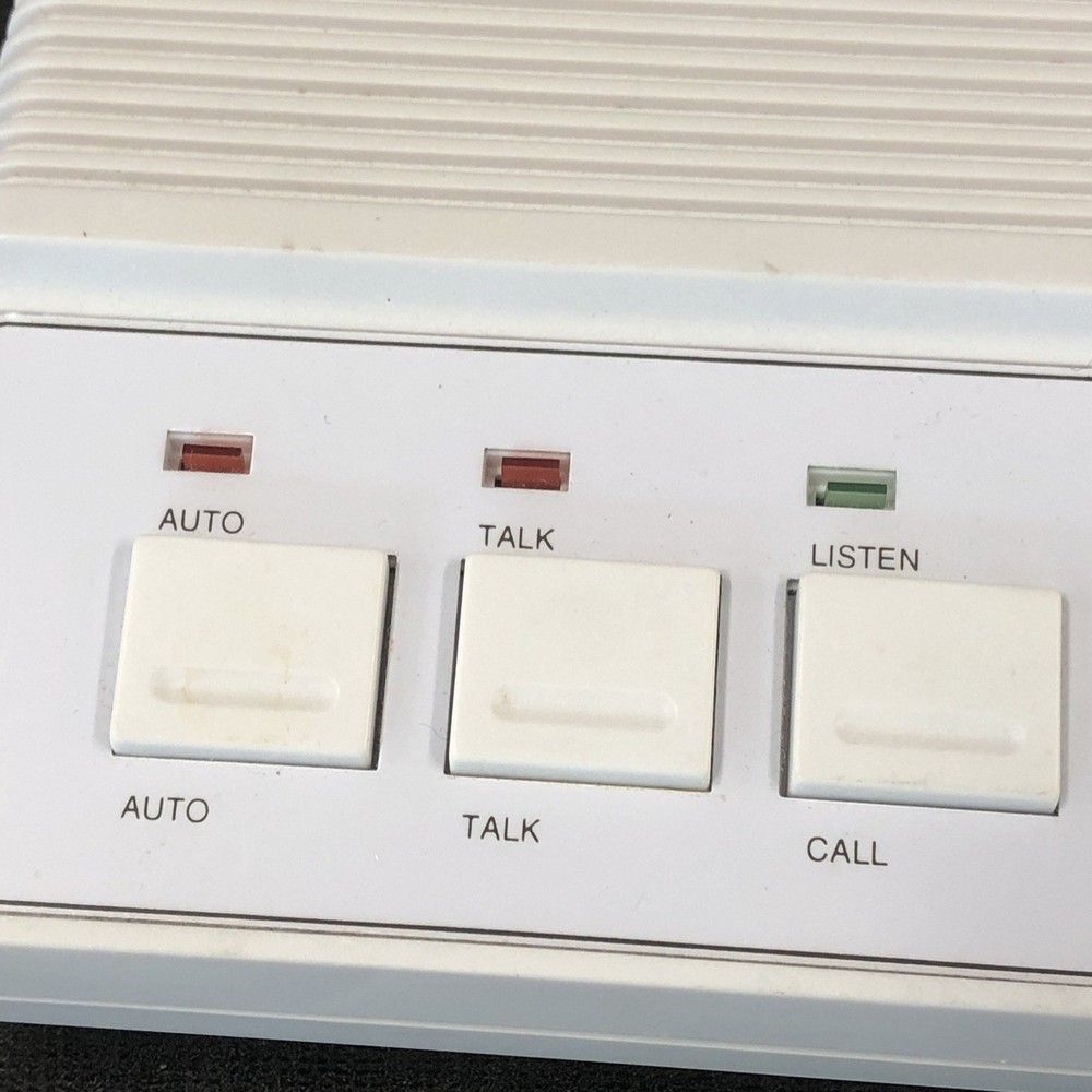 x2 - NUTONE 3 Channel FM Wireless Intercom White Tested/Working Set Replacement