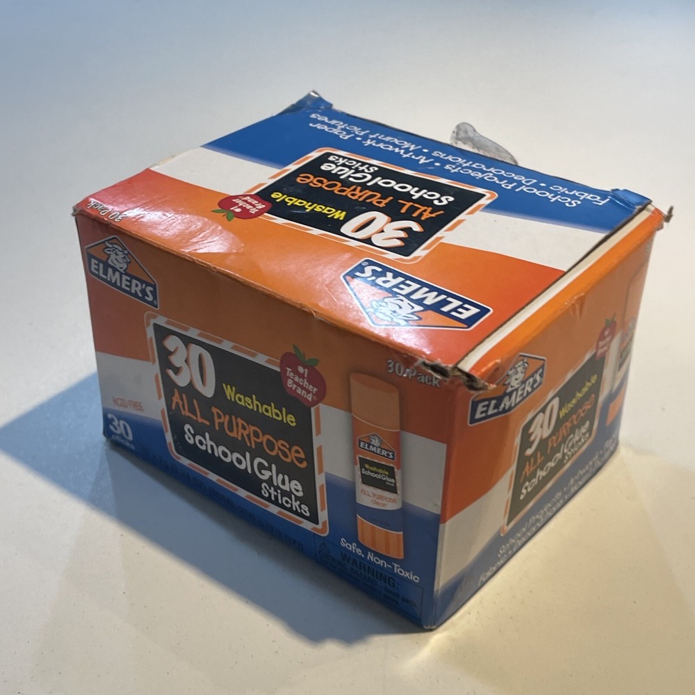 Elmer's Washable School Glue Sticks 30/Box E556