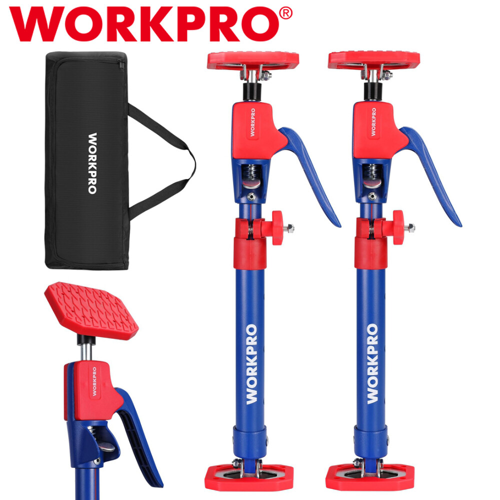 WORKPRO 2PK Cabinet Jack Support Pole Telescopic Quick Support Rod 18.5-29.5INCH