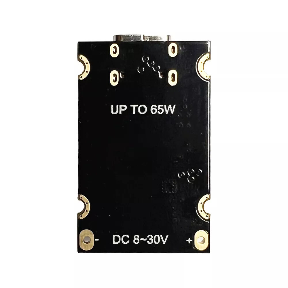 2Pack 65W Type-C DC 8~30V PD/QC Quick Charge Fast Charging Board USB Buck Module