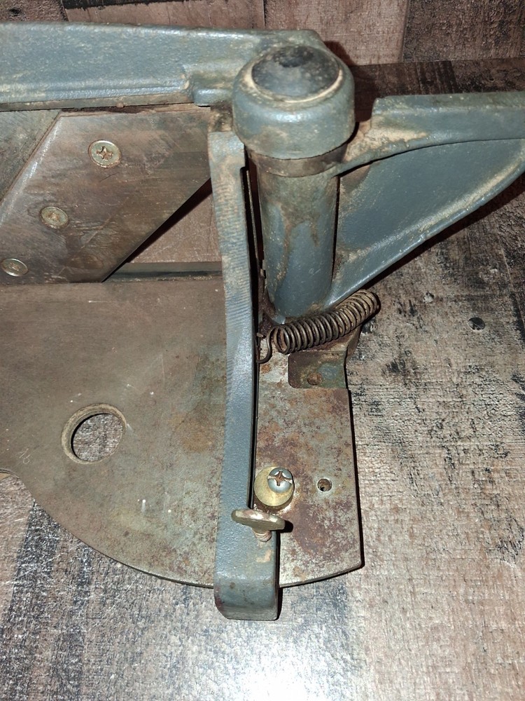 Cast Iron Mitre Trimmer Cutter Guillotine Please Read