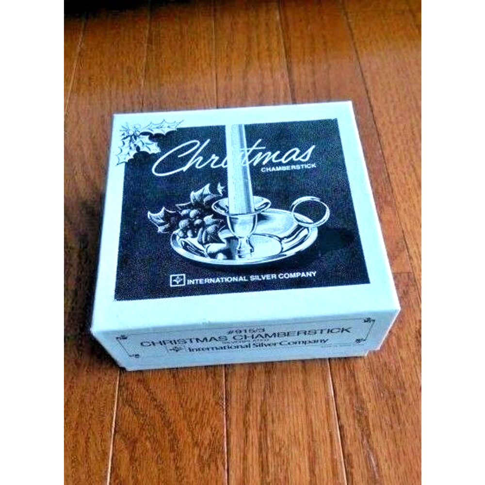 International Silver Company Christmas Chamberstick #915/3