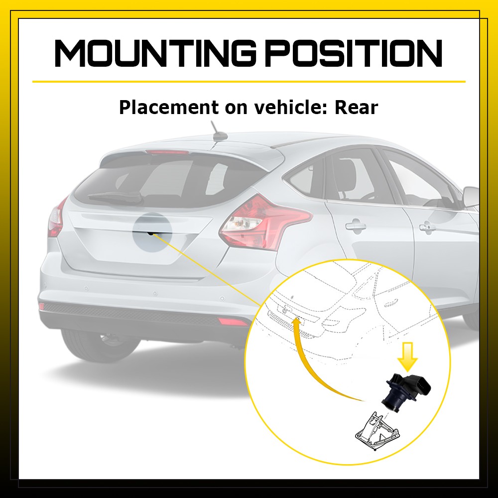 For 2014 Ford Focus S SE SEL Titanium Rear View BackUp Camera Replacement EOA