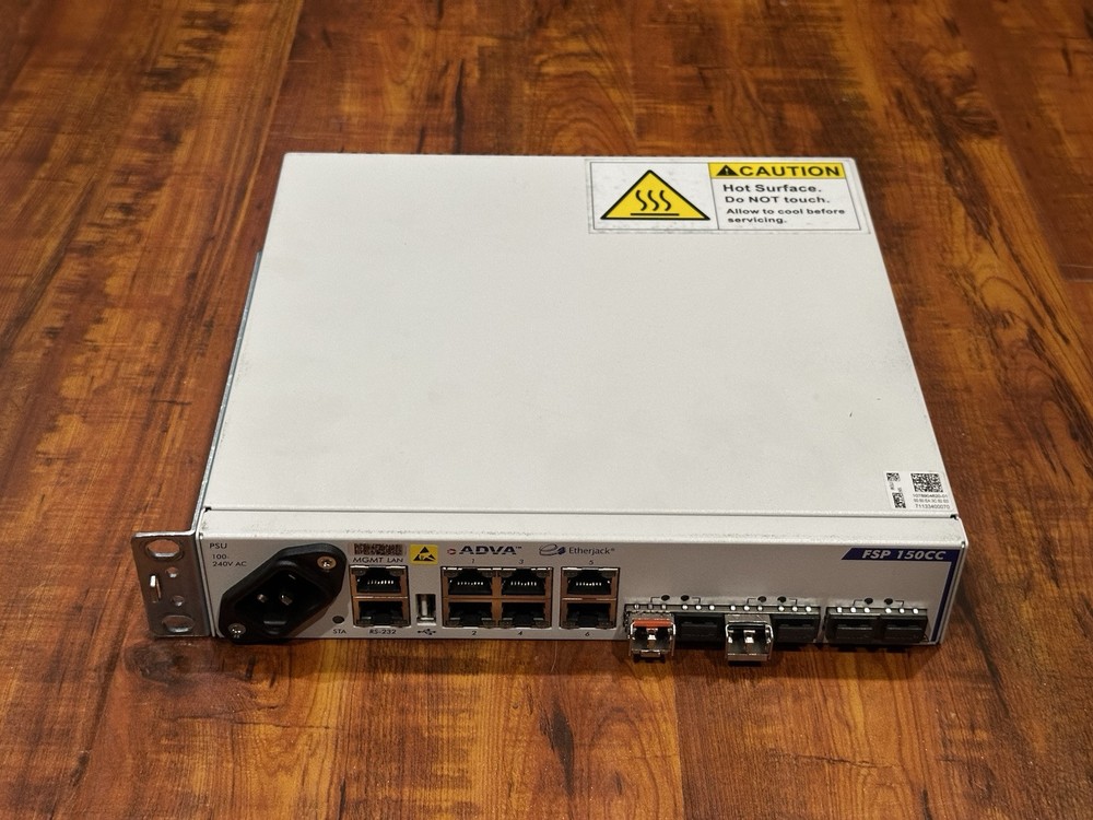 ADVA FSP150CC-GE114 Compact Optical Networking Network DC Switch Module