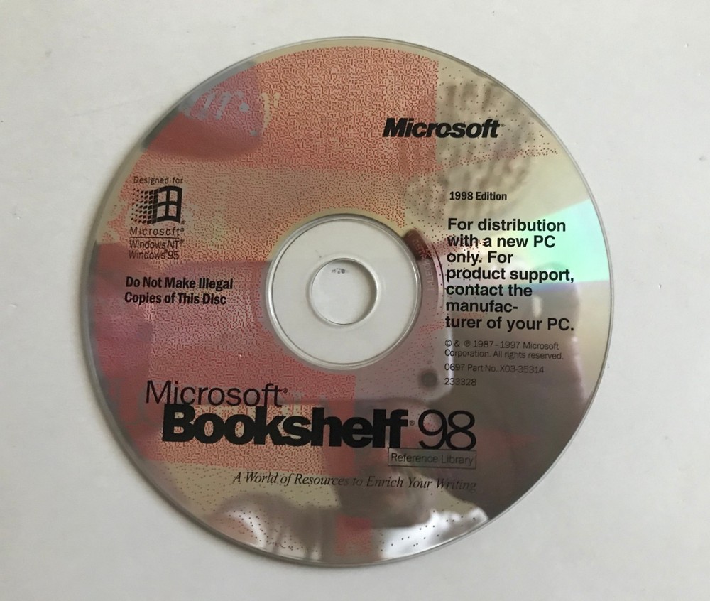Microsoft Bookshelf 98 (CD ROM)