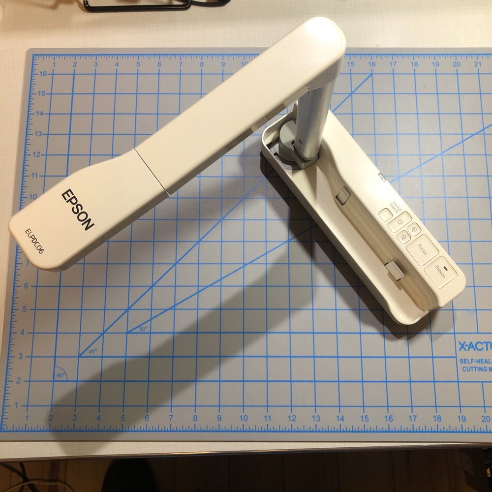 TESTED - Epson ELPDC06 Portable Compact Document Camera w/Case