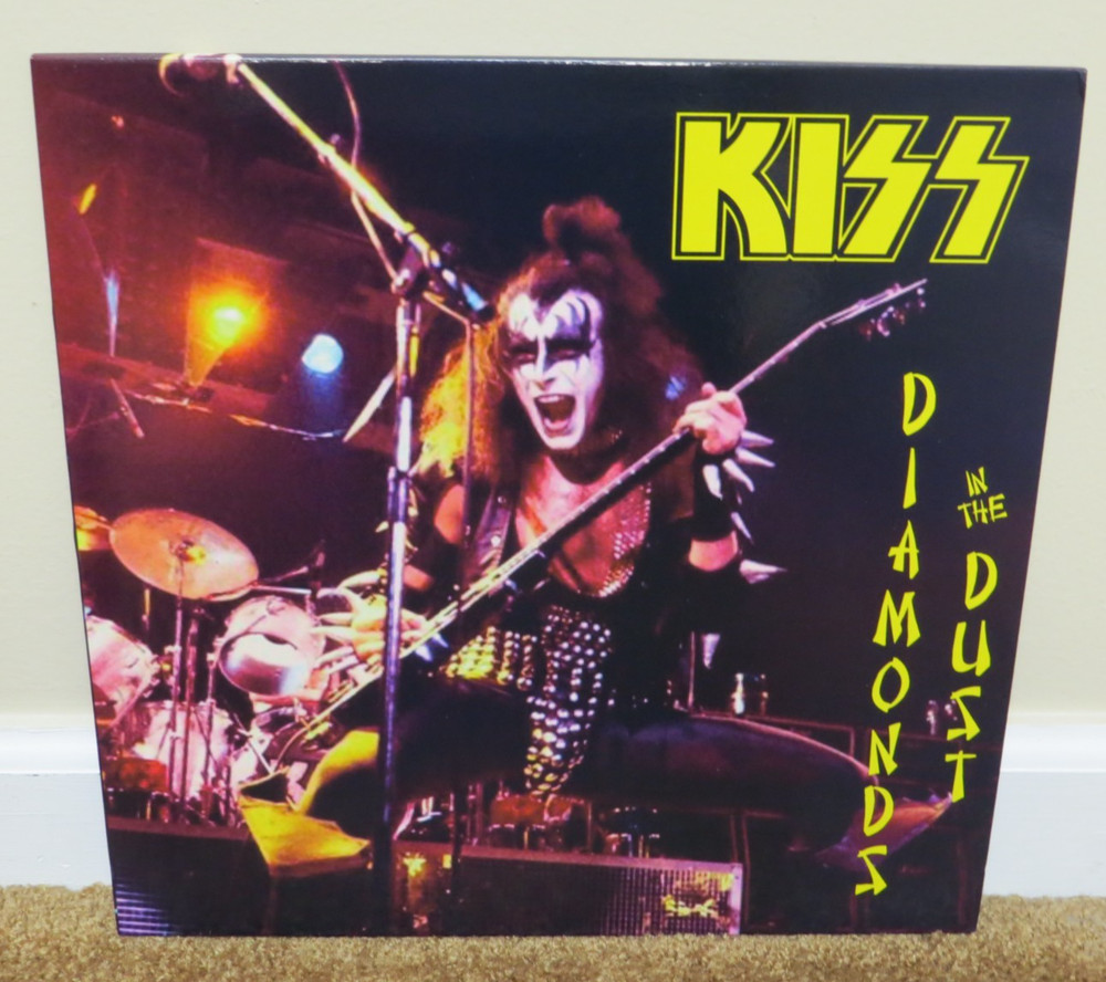KISS DIAMONDS IN THE DUST PURPLE SPARKLE VINYL RECORD