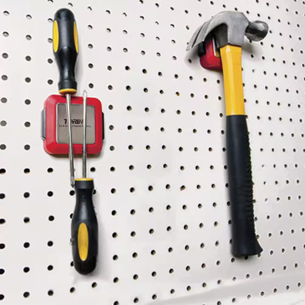 Magnetic 2 In. X 2 In. Pegboard Panel (2-Pack)