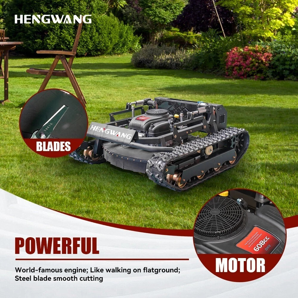 Limited time discount 22 HP home gasoline remote control lawn mower outdoor