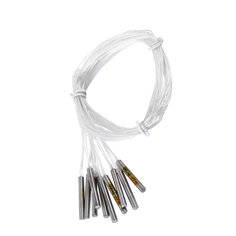 10pcs PT100 Waterproof Sensor Probe For Temperature Controller 4x30mmx50cm Probe