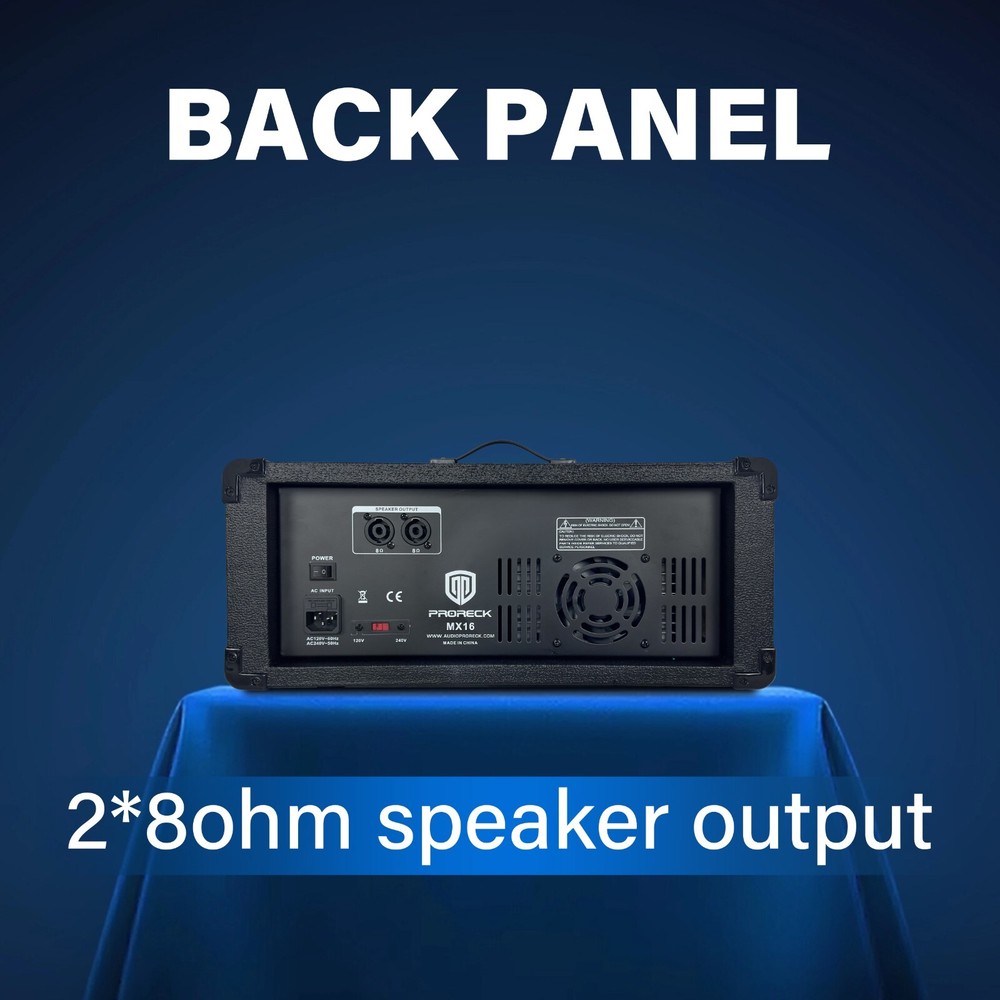 PRORECK DELTA 126 2000W Bluetooth Speaker System for DJ Karaoke