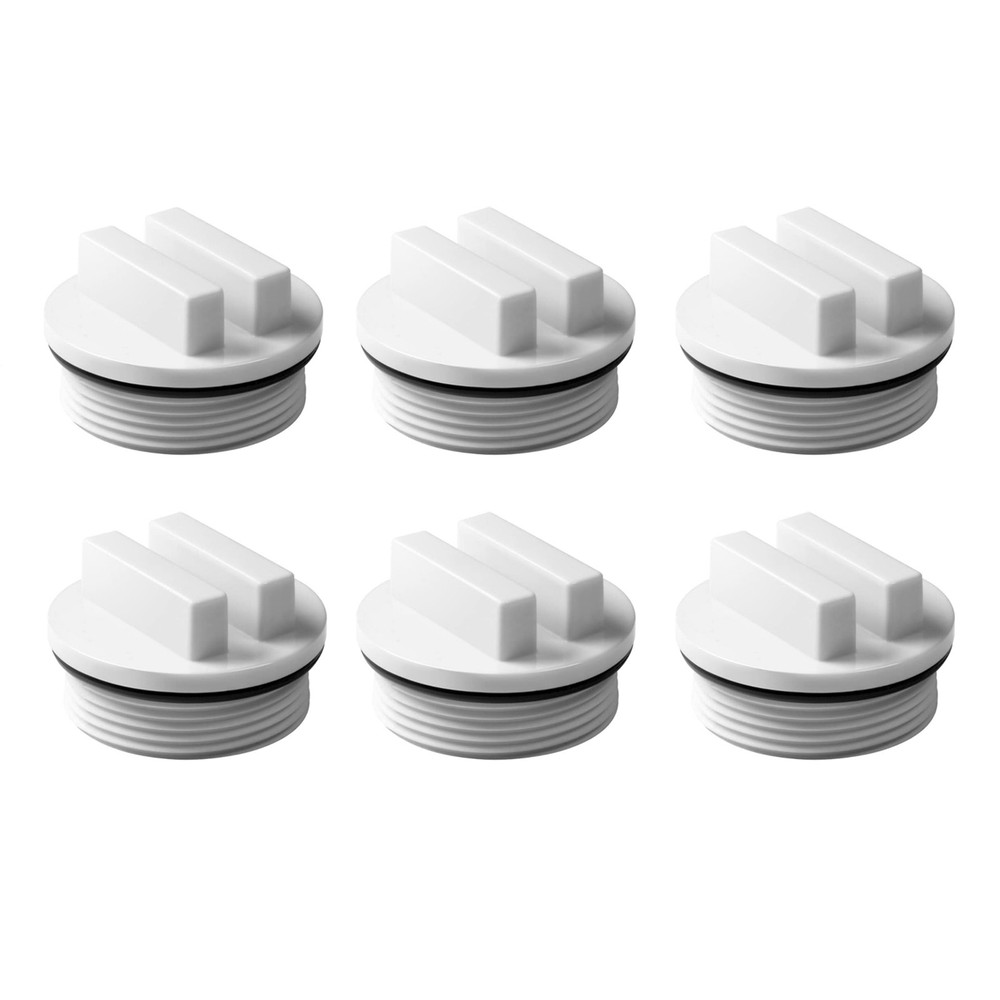 Threaded Pool Spa Return Line Winterizing Plug & Filter Drain Plug For Jandy