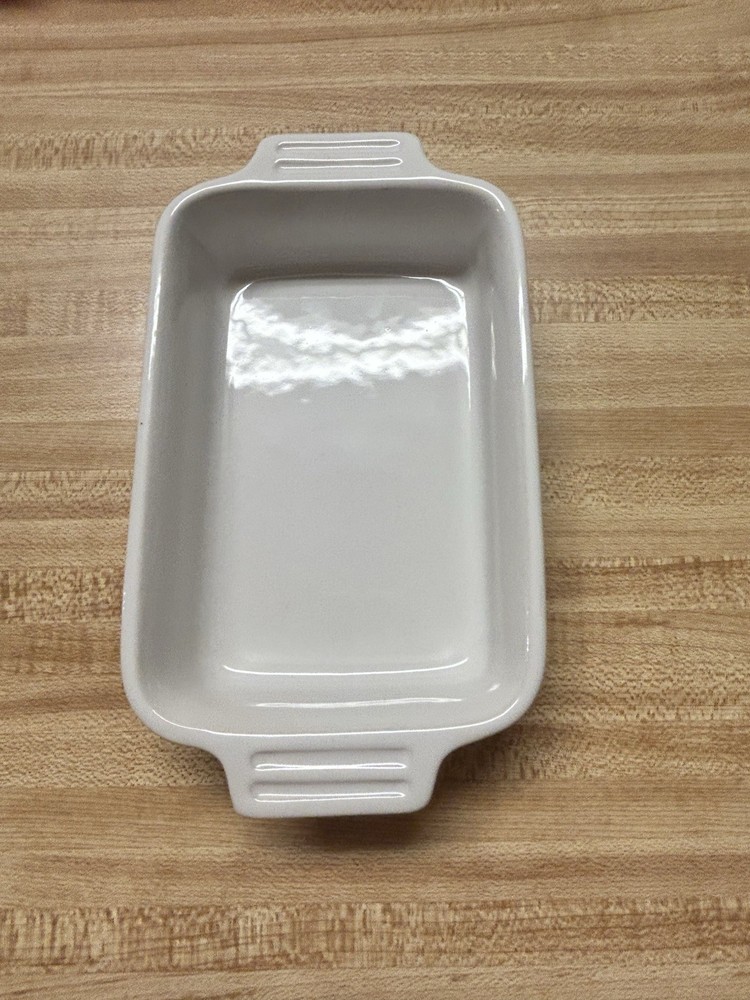 Le Creuset Stoneware Small Rectangular Baker, White