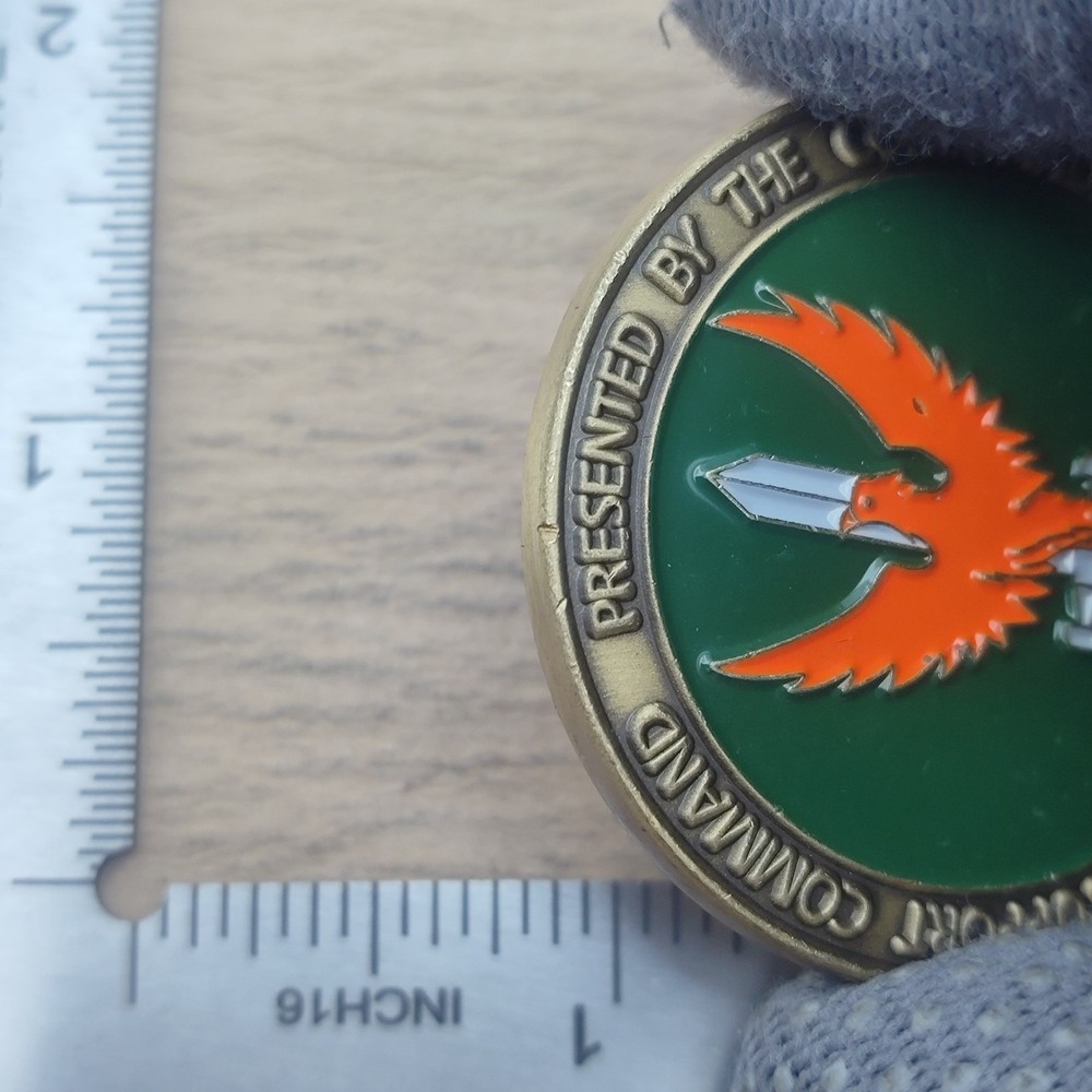 Netherlands Commander Land Forces Operational Support Command Challenge Coin