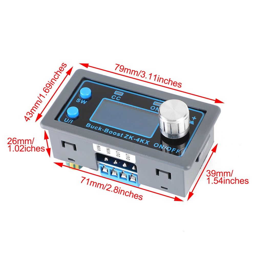 Programmable Digital Controlled Buck Boost Dc Adjustable Regulated Power Supply