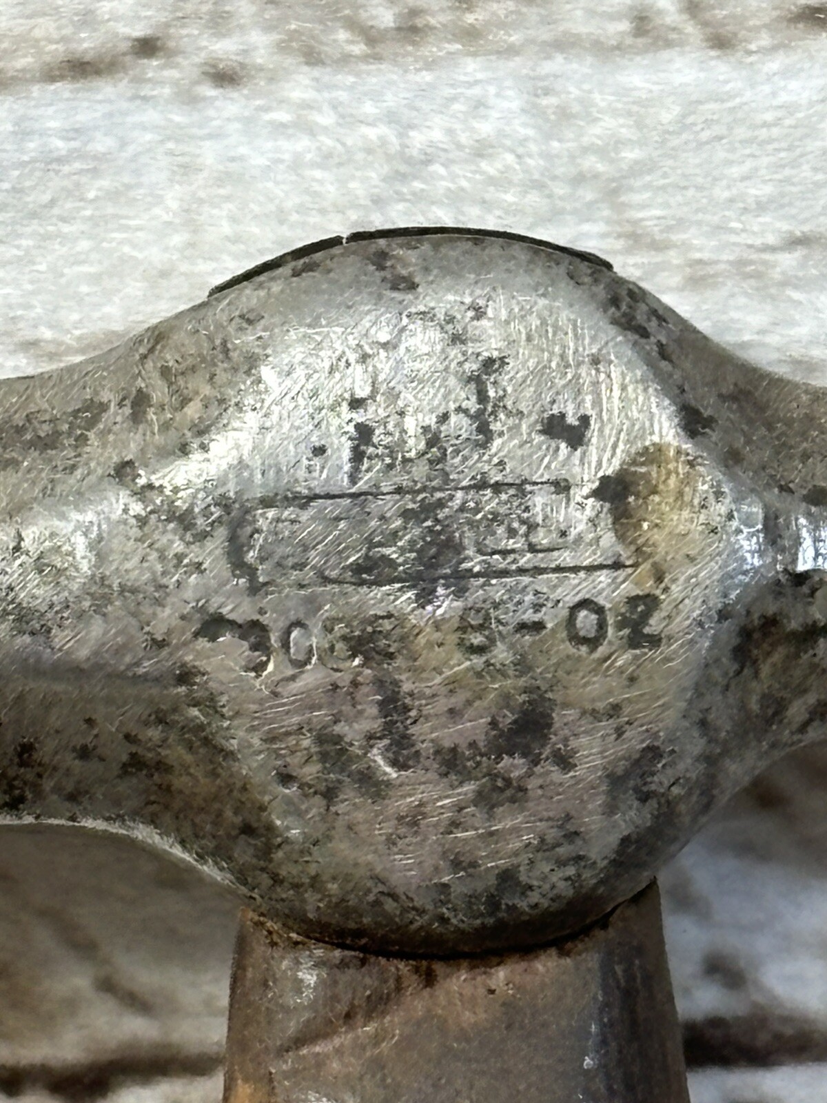 3 Vintage Wood Handled Hammers Stanley 308B Ball Peen, Claw & Cross Peen