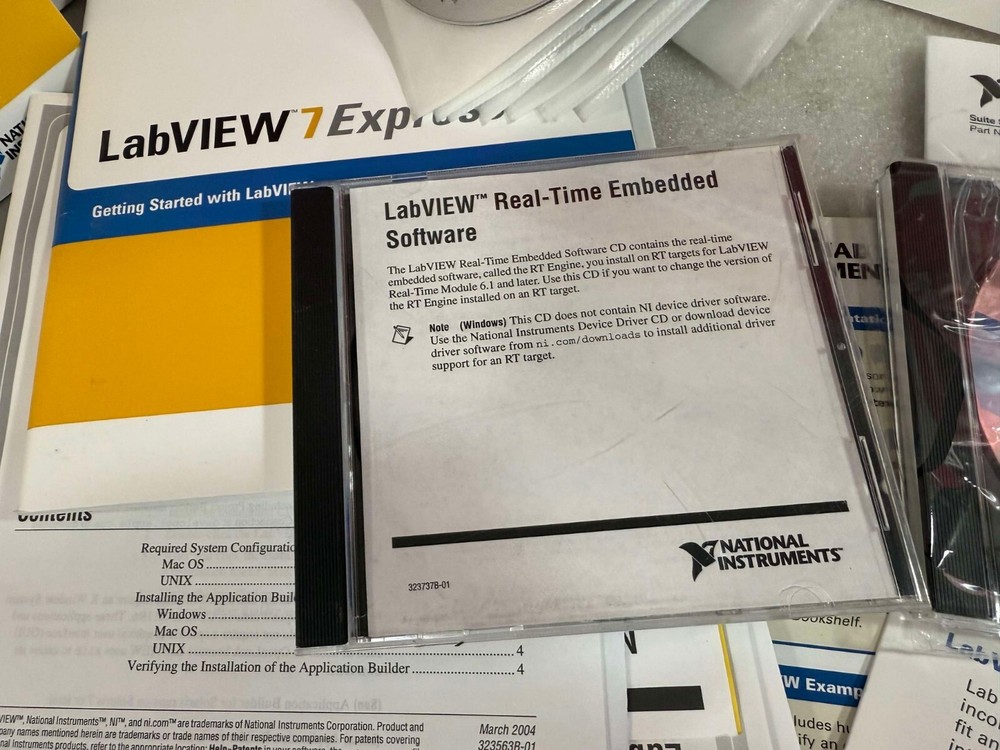 ASSORTED LOT NATIONAL INSTRUMENTS 778552-03 LABVIEW DEVELOPMENT SUITE