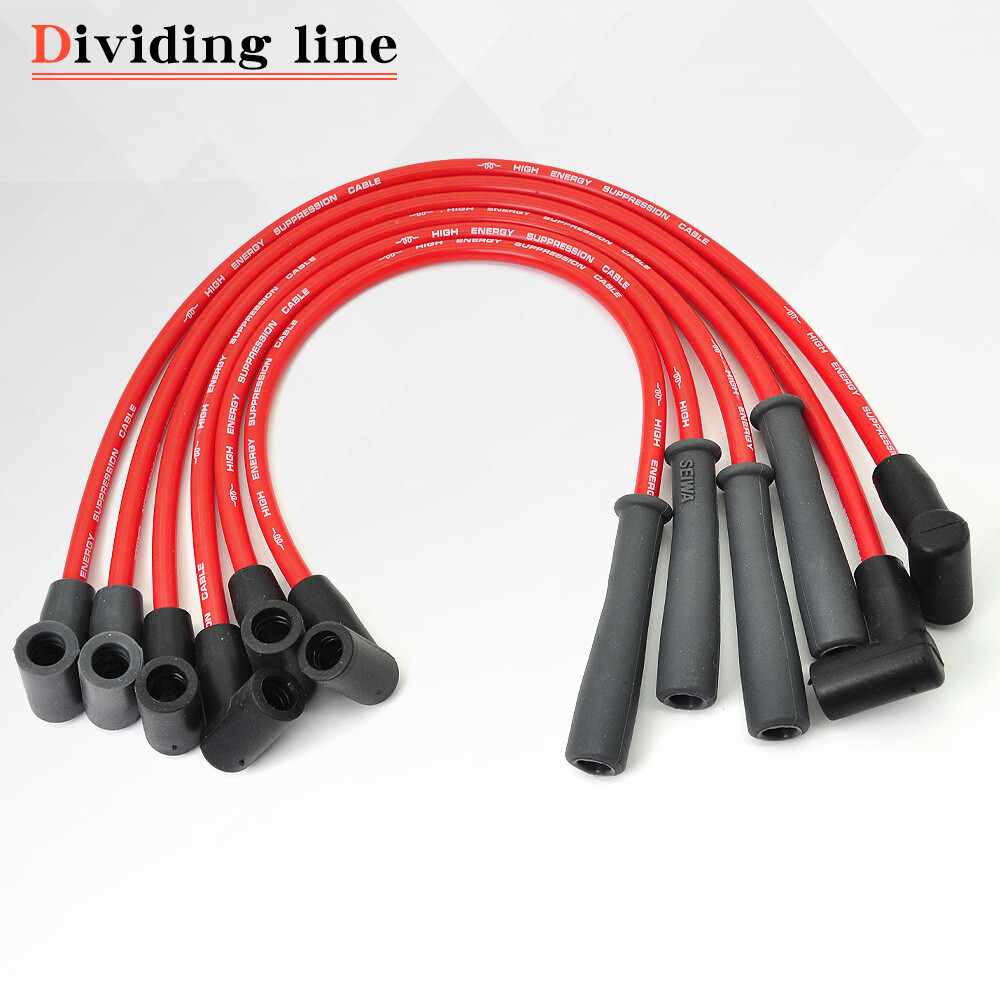 INLINE 6 232 258 4.2L 6 CYL HEI DISTRIBUTOR + RED WIRES USA FOR JEEP CJ5 CJ7 AMC