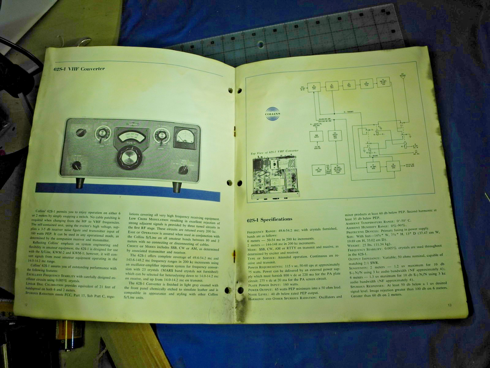 1964 Collins AMATEUR RADIO EQUIPMENT CATALOG No 32 (Free Shipping!)