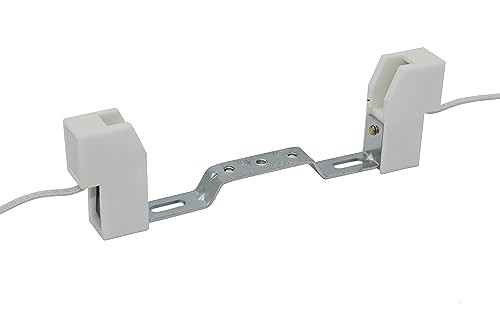 5 1/2" Double Ended Halogen Socket with Bracket - Ideal for Work Lights &