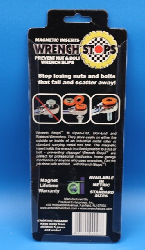 Wrench Stops * Magnetic Inserts Prevents Nut & Bolt Slips * 6 Standard Sizes