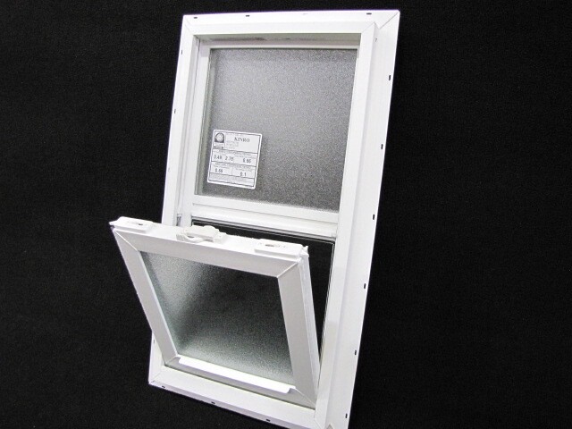 Mobile Home Window. 14x27 Vinyl "Obscured" Double Pane Glass