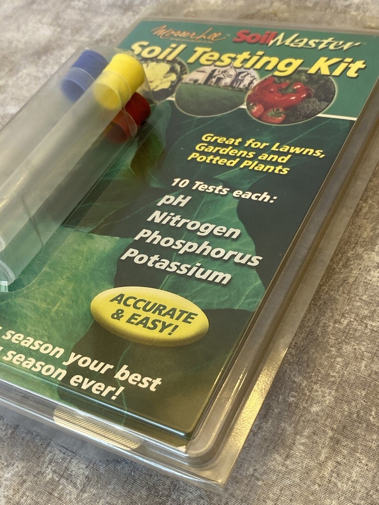 Mosser Lee Soil Testing Kit 10-Test-Each-Element Easy-To-Follow Accurate & Easy