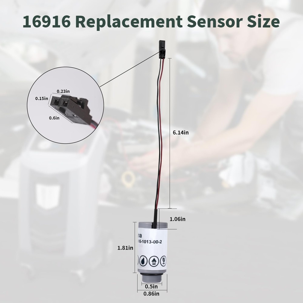 Replacement Oxygen Sensor - 16916 Oxygen Sensor for Robinair R-1234yf Machine