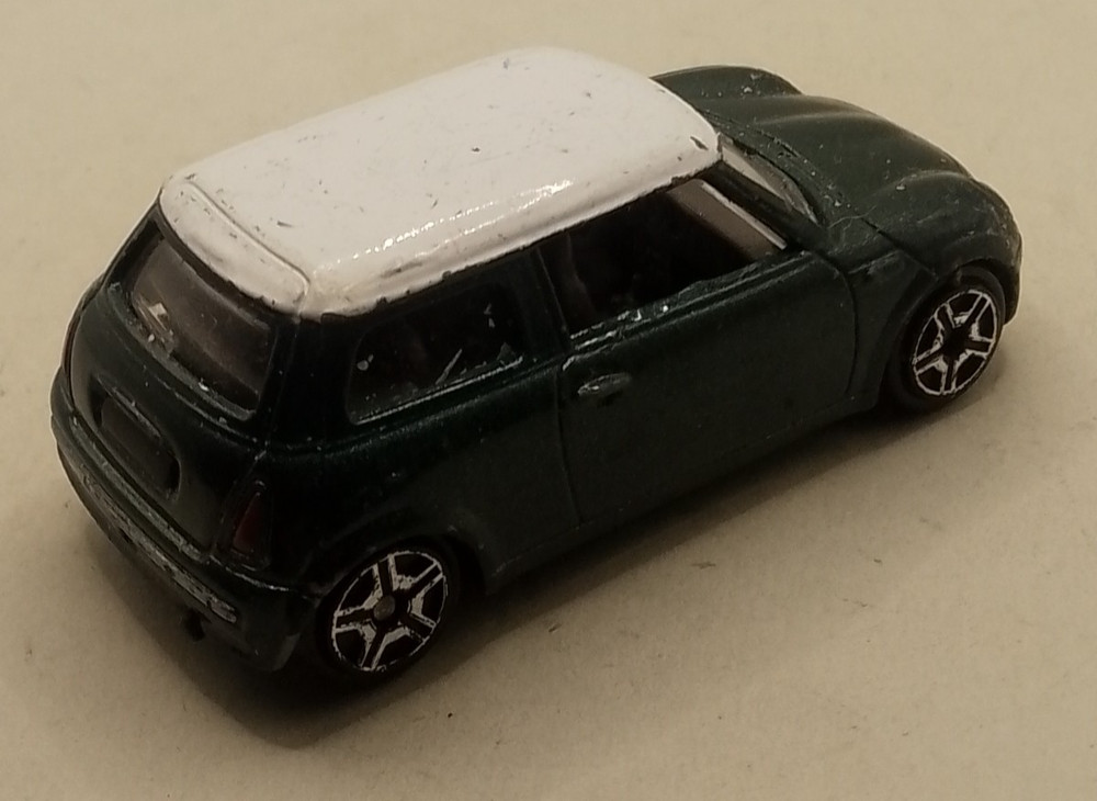 Unbranded green BMW Mini Cooper