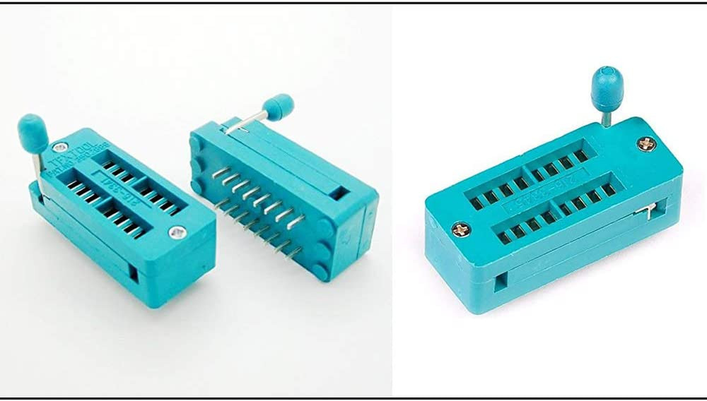 4Pcs ZIF 16-Pin 16 Pins Test Universal IC Socket 16 Pin DIP Integrate Socket NAR