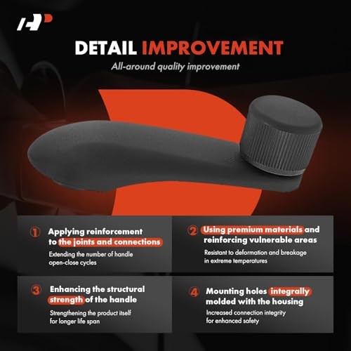 Left or Right Side Window Crank Handle Compatible with Chevy & GMC & Cadillac