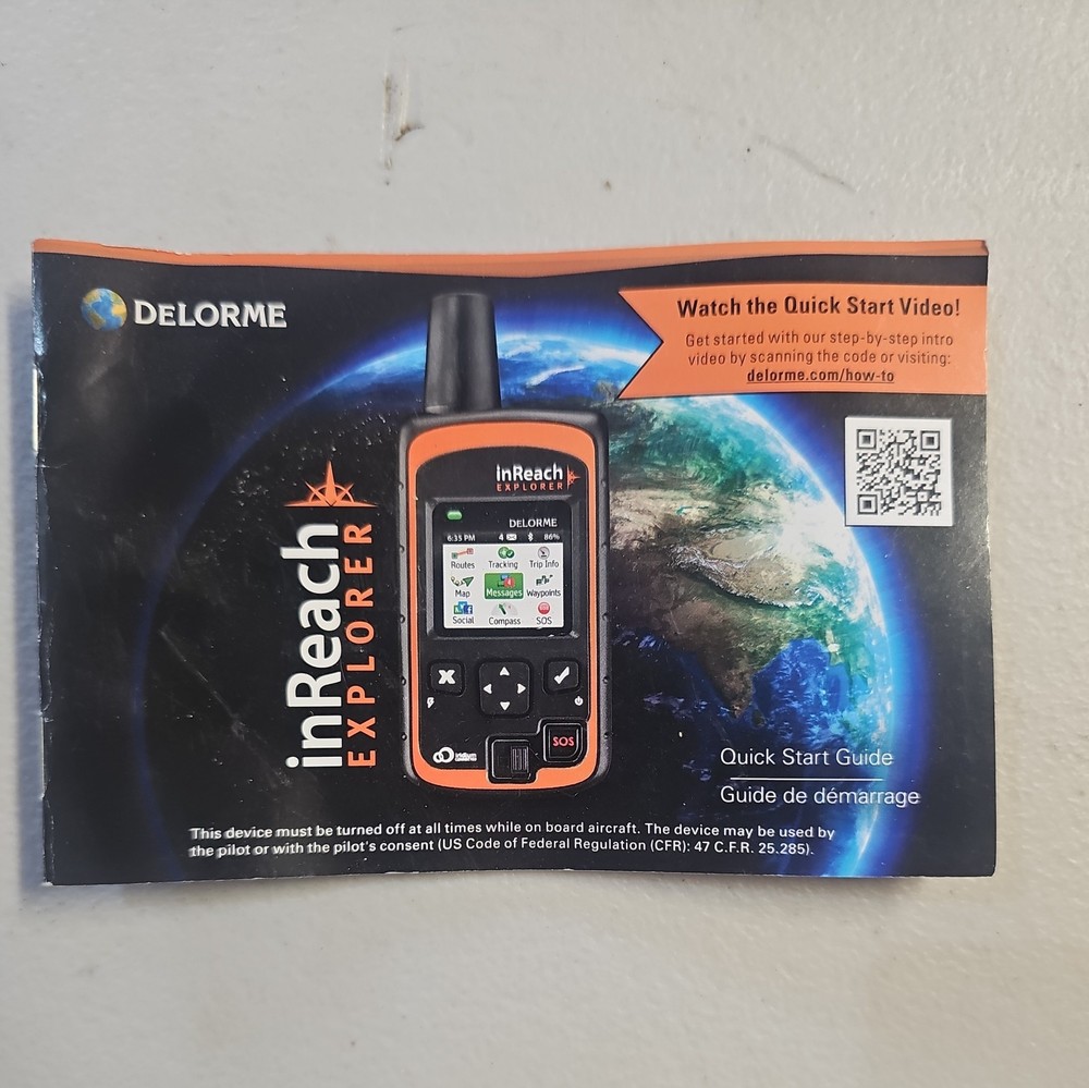 Delorme InReach Explorer Satellite Transceiver