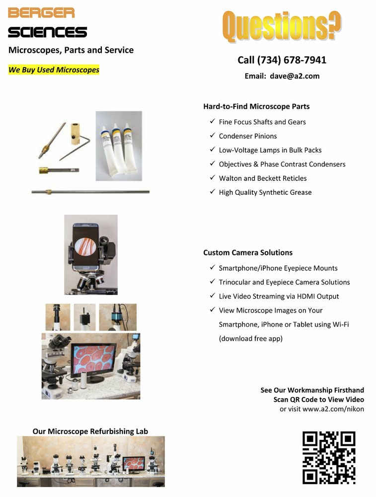 Microscope Eyepiece Camera Adapter for Smartphone/iPhone + 60X Plan Objective