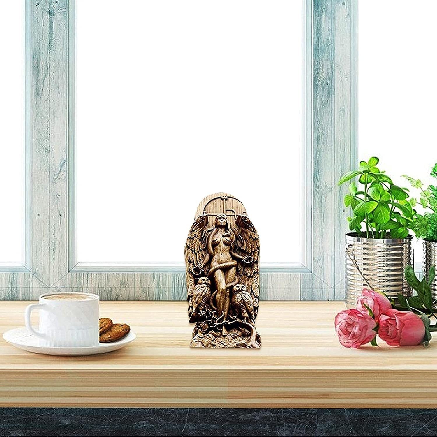 DUANYU Goddess Statue Lilith Statue, Decorative Goddess Statues Gaia/Hecate/L...