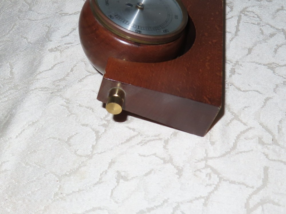 Vintage Wall Sphere Barometer Hygrometer!