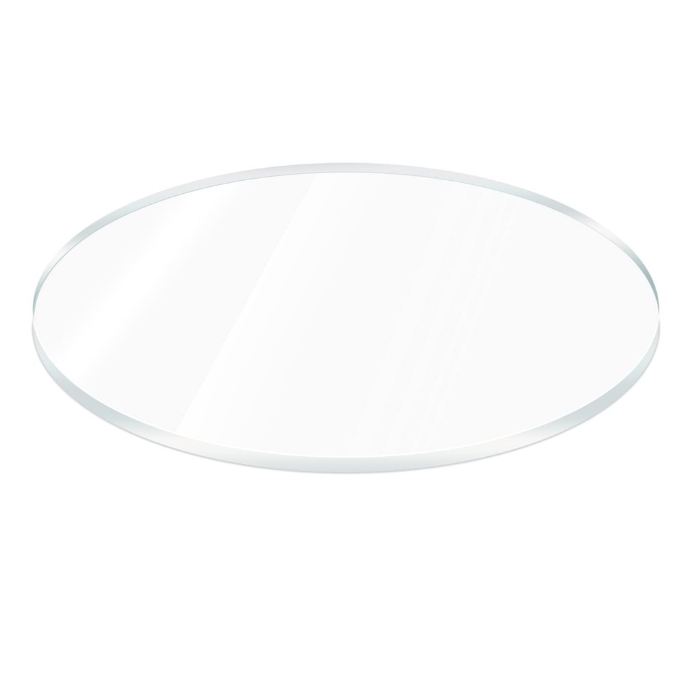 11" Clear Acrylic Round Cake Disk - 1/4" Thick Plexiglass Sheet
