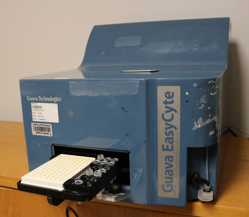 Guava Technologies EasyCyte Flow Cytometry Cytometer & Cytosoft sftw 2.5.8