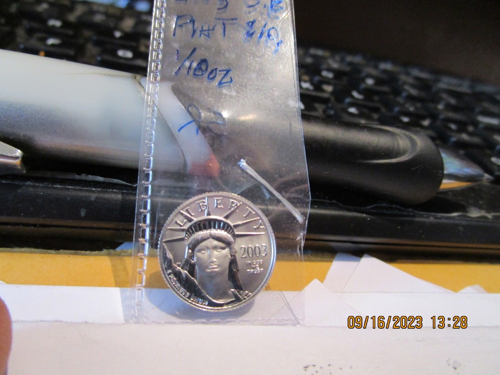 2003 Platinum Eagle 1/10 Qz. MS +++++