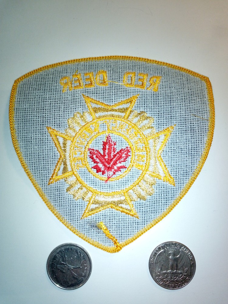 Red Deer Emergency Services Patch Badge Crest