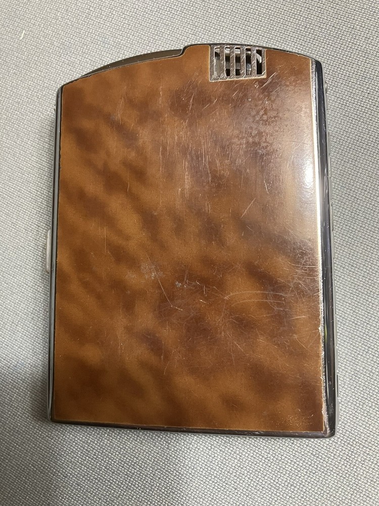 Vintage 1950’s Ronson Cigarette Lighter Cigarette Case Combo.