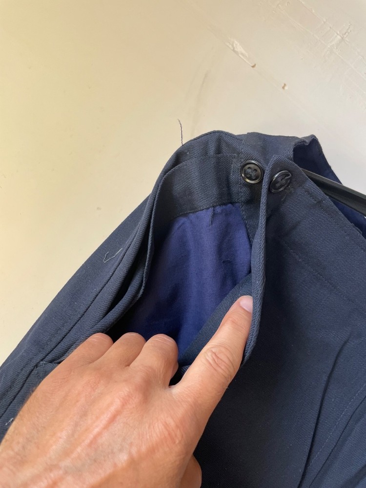 Russian PRISON UNIFORM robe BLUE jacket&pants size 48/3